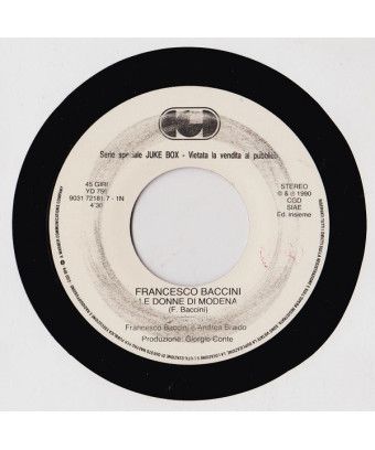 Les femmes de Modène Une histoire fantastique [Francesco Baccini,...] - Vinyl 7", 45 RPM, Jukebox [product.brand] 1 - Shop I'm J