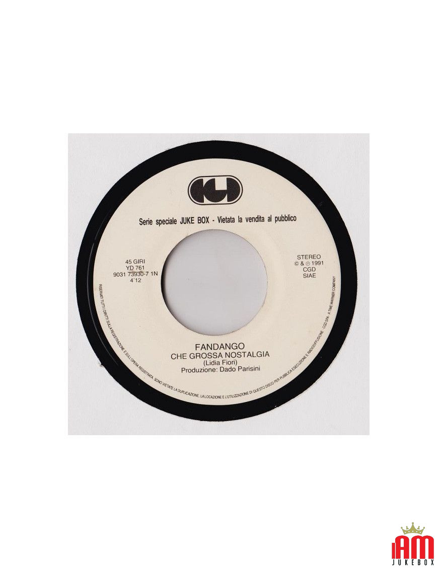 What a Big Nostalgia The Others Are Us [Fandango (8),...] - Vinyl 7", 45 RPM, Jukebox, Stereo [product.brand] 1 - Shop I'm Jukeb