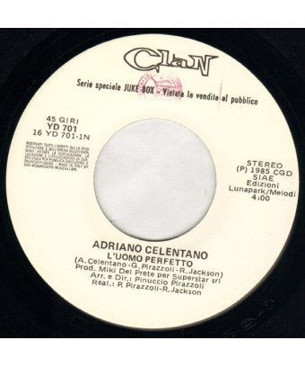 The Perfect Man [Adriano Celentano] - Vinyl 7", 45 RPM, Jukebox [product.brand] 1 - Shop I'm Jukebox 