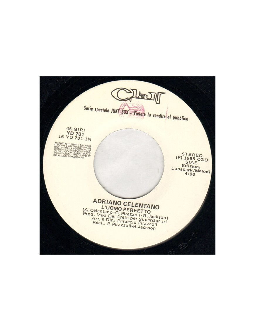 Der perfekte Mann [Adriano Celentano] – Vinyl 7", 45 RPM, Jukebox [product.brand] 1 - Shop I'm Jukebox 