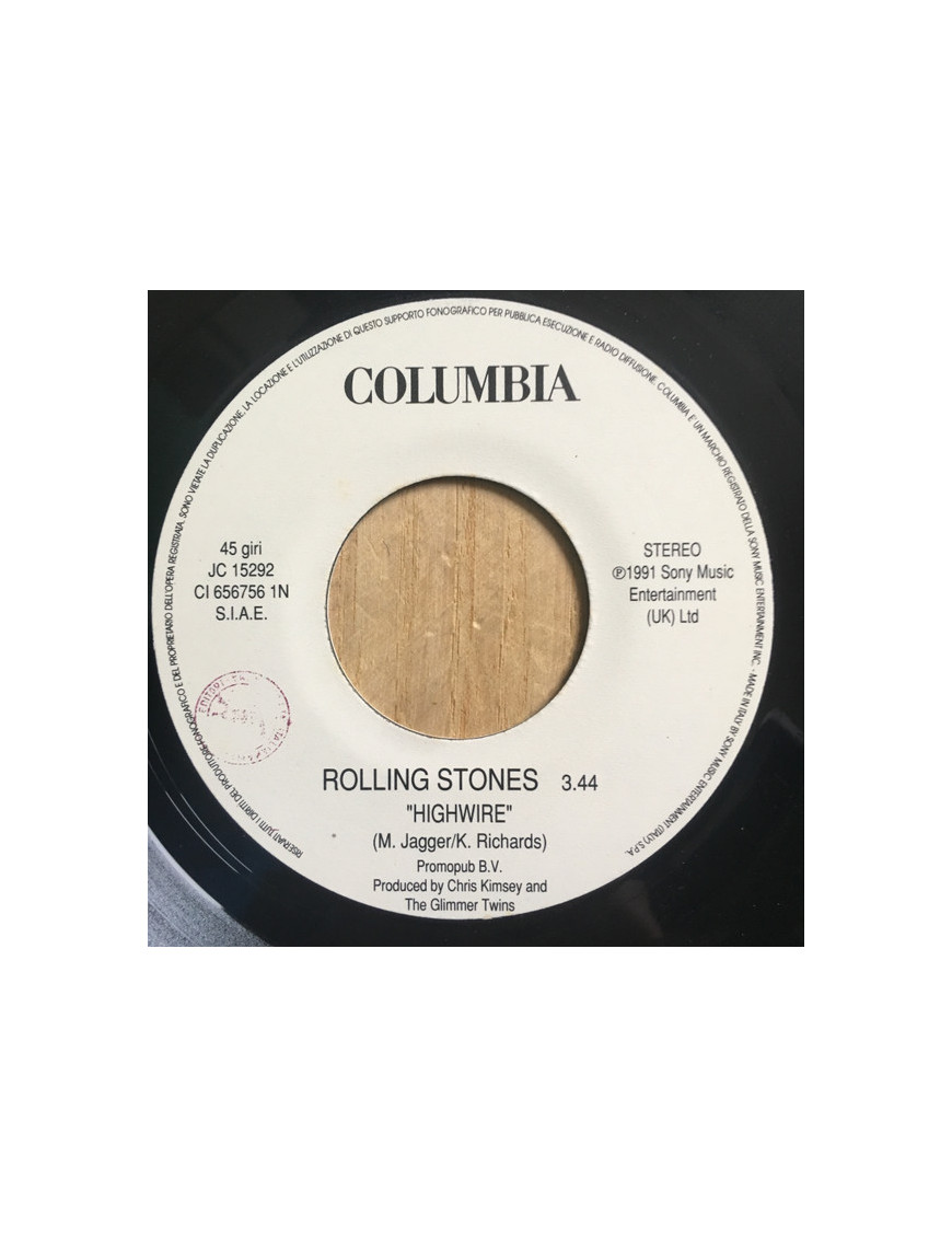 Highwire   Get Ready [The Rolling Stones,...] - Vinyl 7", 45 RPM, Jukebox