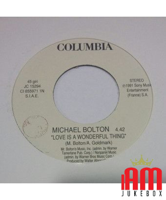 L'amour est une chose merveilleuse Monde romantique [Michael Bolton,...] - Vinyl 7", 45 RPM, Promo [product.brand] 1 - Shop I'm 