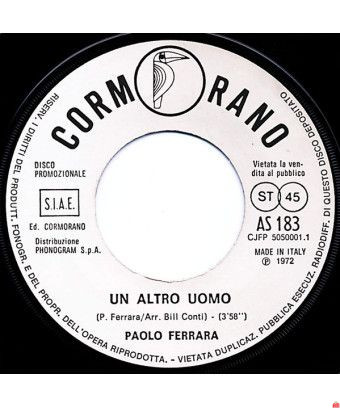 Un Altro Uomo I'd Love You To Want Me [Paolo Ferrara,...] - Vinyl 7", 45 RPM, Promo [product.brand] 1 - Shop I'm Jukebox 