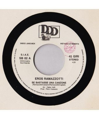 Se Bastasse Una Canzone Dalì [Eros Ramazzotti,...] - Vinyl 7", 45 RPM, Jukebox [product.brand] 1 - Shop I'm Jukebox 