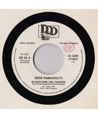 If A Dalì Song was Enough [Eros Ramazzotti,...] – Vinyl 7", 45 RPM, Jukebox [product.brand] 1 - Shop I'm Jukebox 