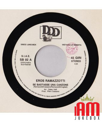 Se Bastasse Una Canzone Dalì [Eros Ramazzotti,...] - Vinyl 7", 45 RPM, Jukebox [product.brand] 1 - Shop I'm Jukebox 