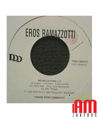 Più Bella Cosa Non È (Background Version) [Eros Ramazzotti,...] - Vinyl 7", 45 RPM, Jukebox [product.brand] 1 - Shop I'm Jukebox