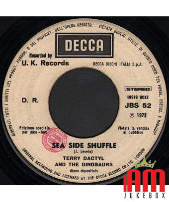 Sea Side Shuffle Sugar Me [Terry Dactyl And The Dinosaurs,...] - Vinyl 7", 45 RPM, Jukebox [product.brand] 1 - Shop I'm Jukebox 