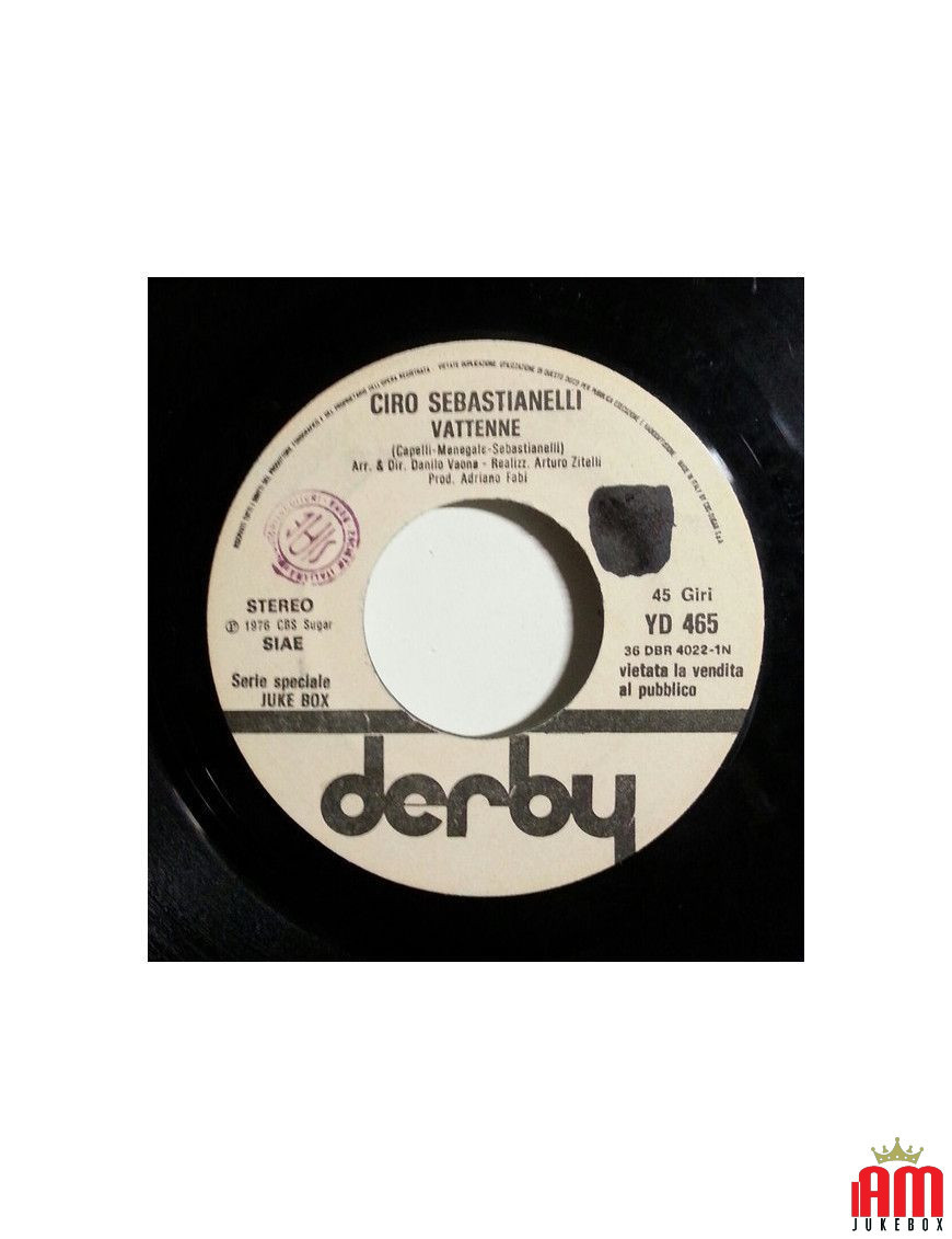 Go Soul Dracula [Ciro Sebastianelli,...] - Vinyl 7", 45 RPM, Jukebox [product.brand] 1 - Shop I'm Jukebox 