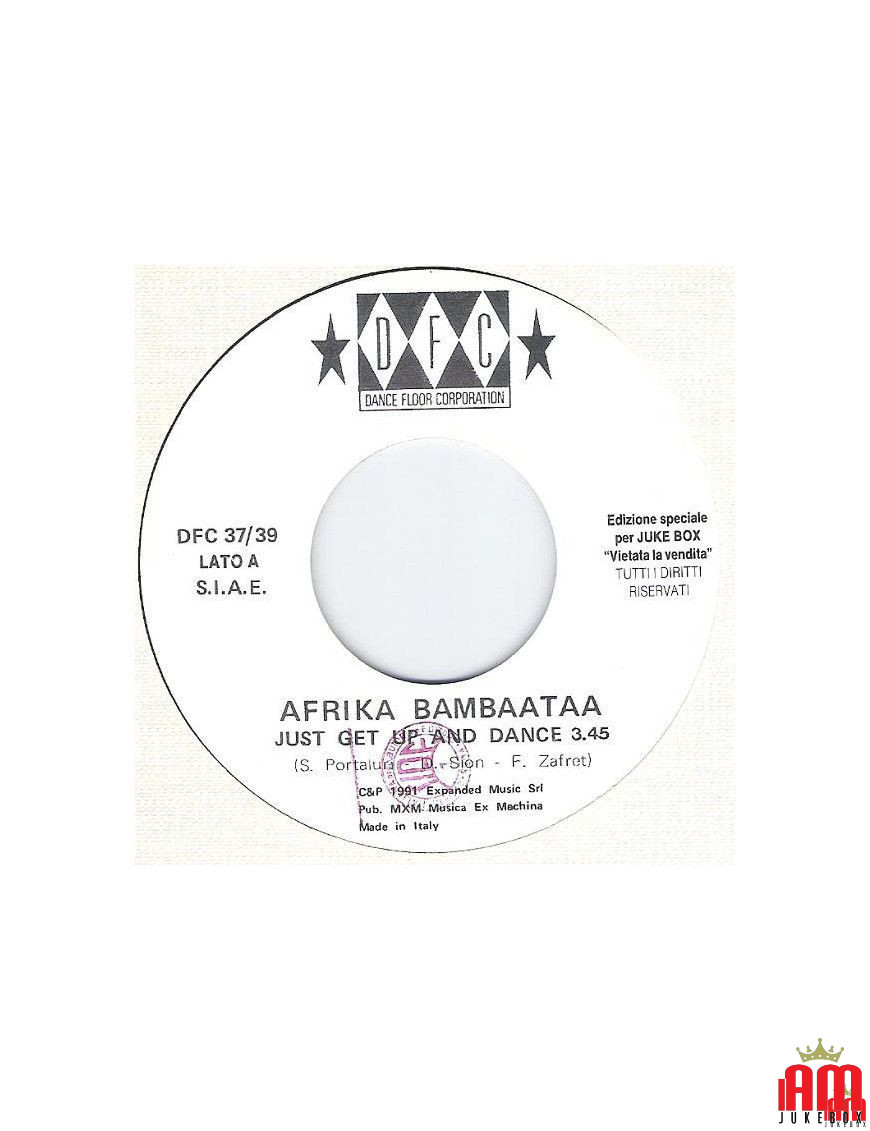 Just Get Up And Dance Luna De Sangre [Afrika Bambaataa,...] – Vinyl 7", 45 RPM, Jukebox [product.brand] 1 - Shop I'm Jukebox 