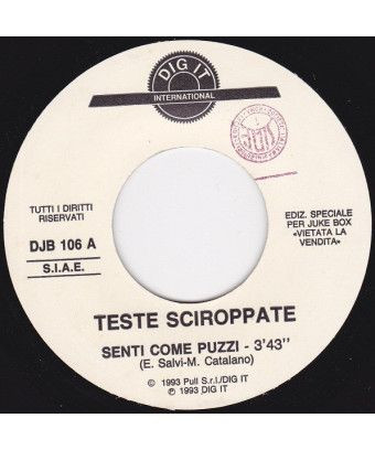 Feel How You Stink de Pietro Let's Go [Teste Sciroppate,...] - Vinyl 7", 45 RPM, Jukebox [product.brand] 1 - Shop I'm Jukebox 