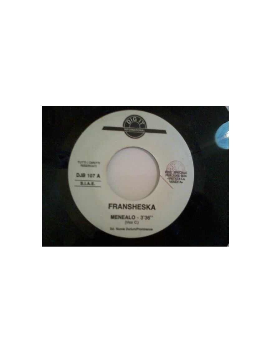 Menealo Ballando Bailando [Fransheska,...] – Vinyl 7", 45 RPM, Jukebox [product.brand] 1 - Shop I'm Jukebox 