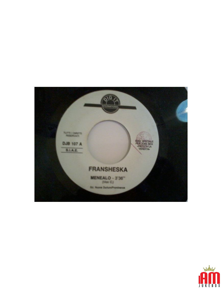 Menealo Ballando Bailando [Fransheska,...] - Vinyl 7", 45 RPM, Jukebox [product.brand] 1 - Shop I'm Jukebox 