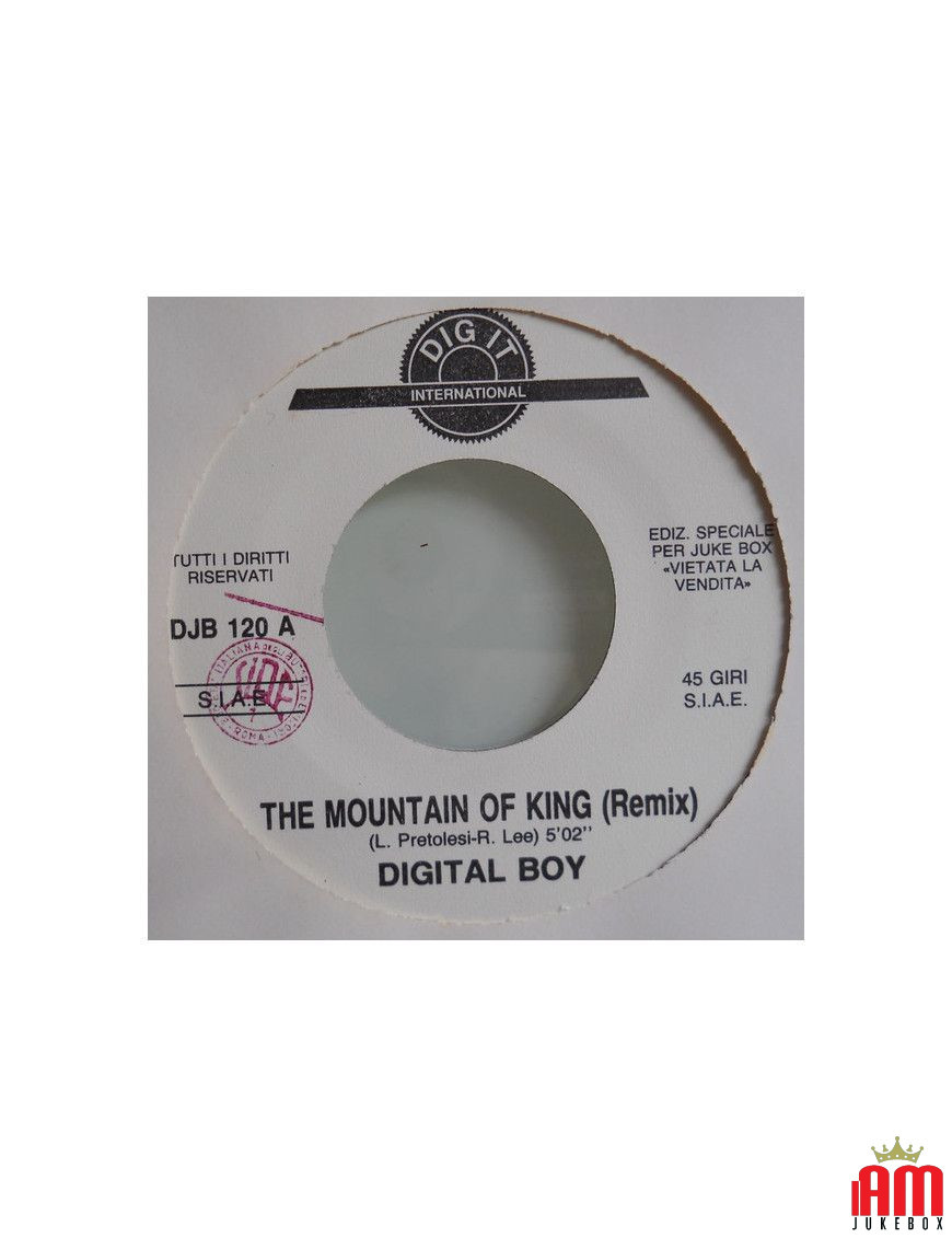 La Montagne du Roi Asilo [Digital Boy,...] - Vinyl 7", 45 RPM, Jukebox [product.brand] 1 - Shop I'm Jukebox 