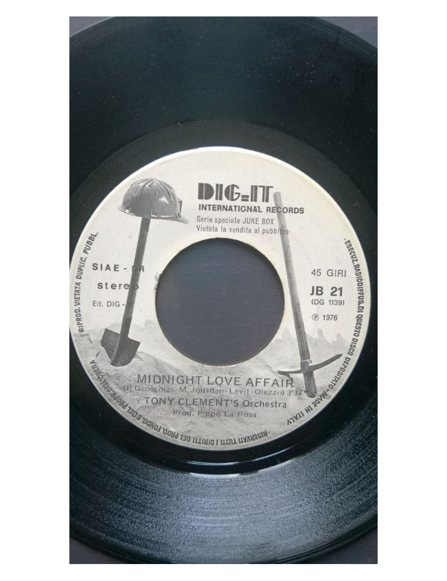 Midnight Love Affair   15 Anni [Tony Clement's Orchestra,...] - Vinyl 7", 45 RPM, Jukebox