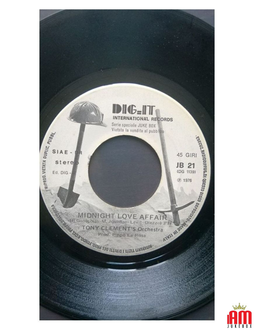 Midnight Love Affair 15 Years [Tony Clement's Orchestra,...] – Vinyl 7", 45 RPM, Jukebox [product.brand] 1 - Shop I'm Jukebox 