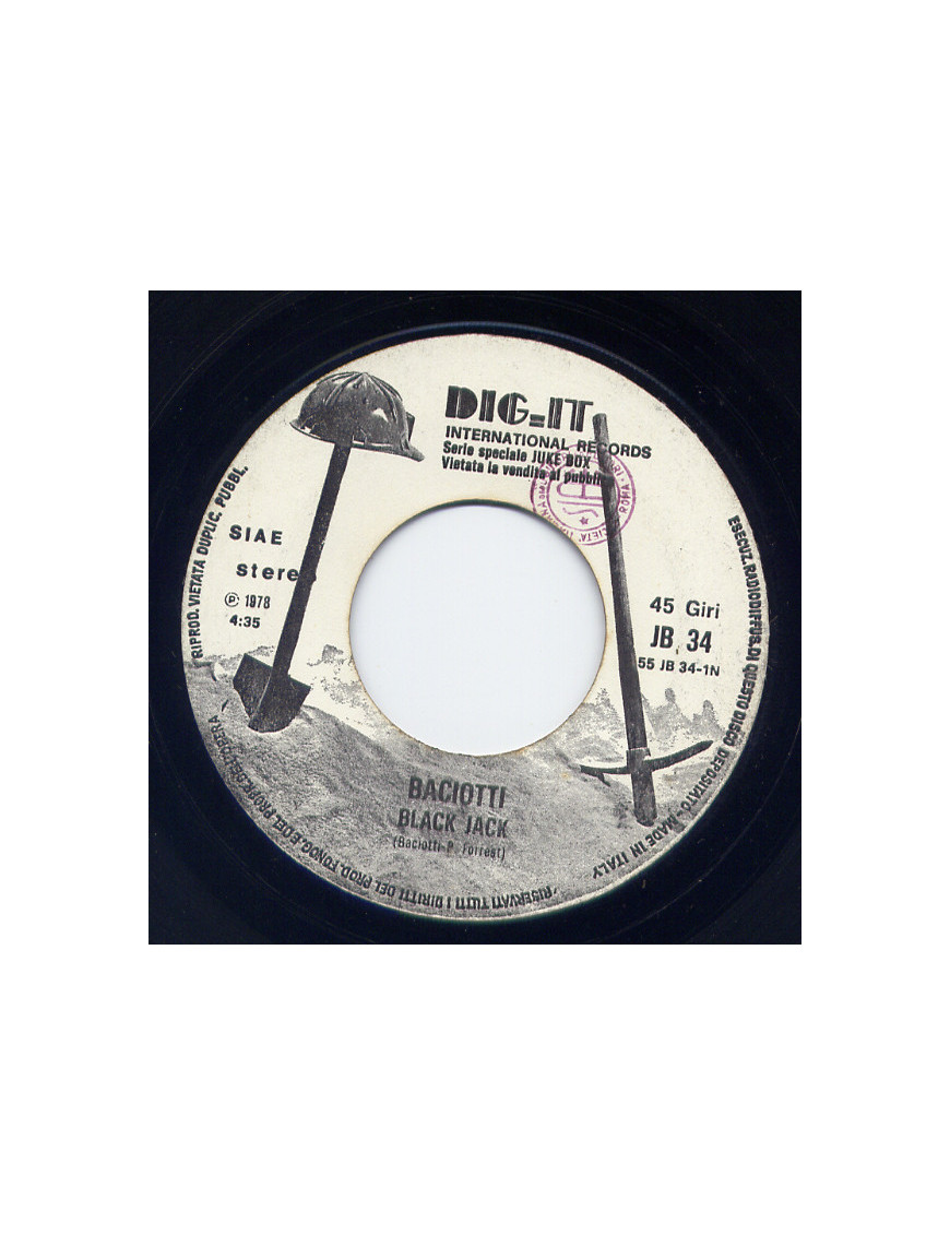 Black Jack Le Mutande Di Agnese [Baciotti,...] - Vinyl 7", 45 RPM, Jukebox [product.brand] 1 - Shop I'm Jukebox 