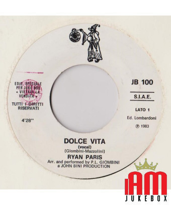 Dolce Vita (Vocal) To Meet Me (Vocal) [Ryan Paris,...] - Vinyle 7", 45 RPM, Jukebox [product.brand] 1 - Shop I'm Jukebox 