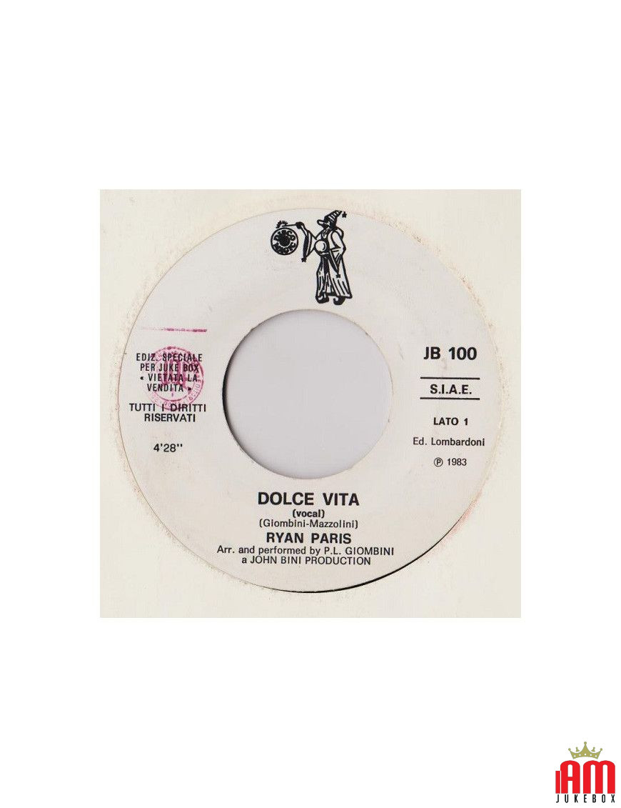 Dolce Vita (Gesang) To Meet Me (Gesang) [Ryan Paris,...] – Vinyl 7", 45 RPM, Jukebox [product.brand] 1 - Shop I'm Jukebox 