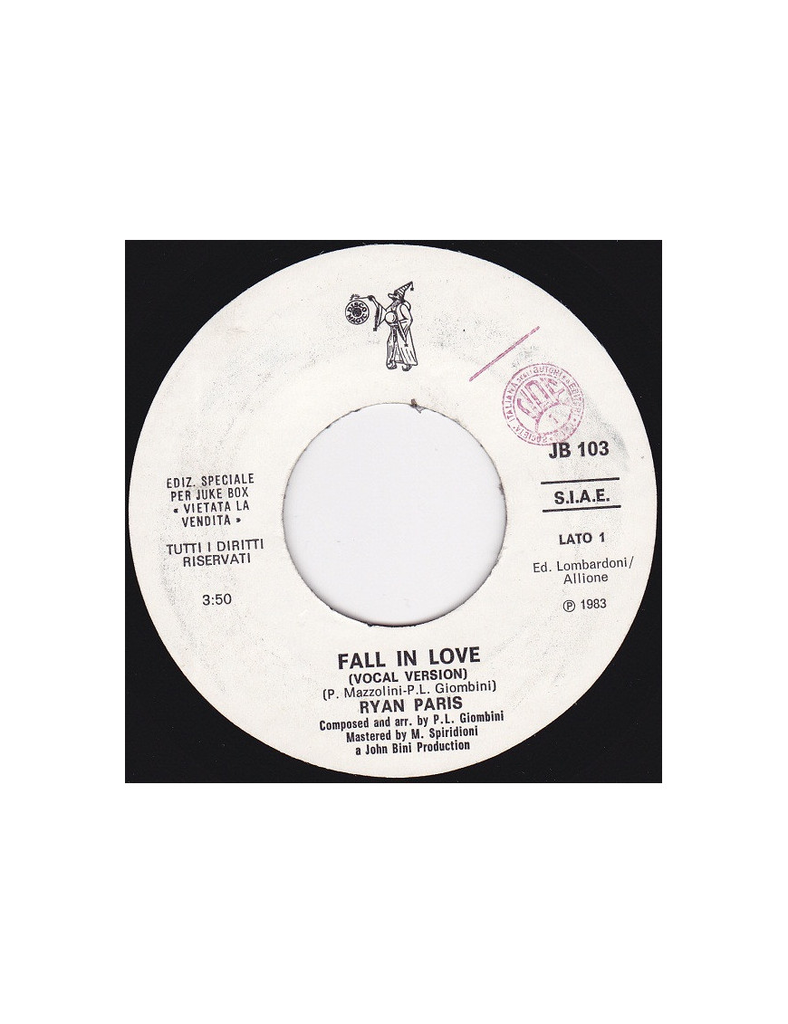 Fall In Love Good Times [Ryan Paris,...] - Vinyle 7", 45 RPM, Jukebox [product.brand] 1 - Shop I'm Jukebox 