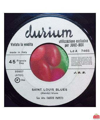 Saint Louis Blues Georgia On My Mind [Fausto Papetti] - Vinyl 7", 45 RPM, Jukebox [product.brand] 1 - Shop I'm Jukebox 