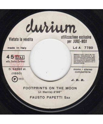 Empreintes sur la lune [Fausto Papetti] - Vinyle 7", 45 tours, Jukebox [product.brand] 1 - Shop I'm Jukebox 