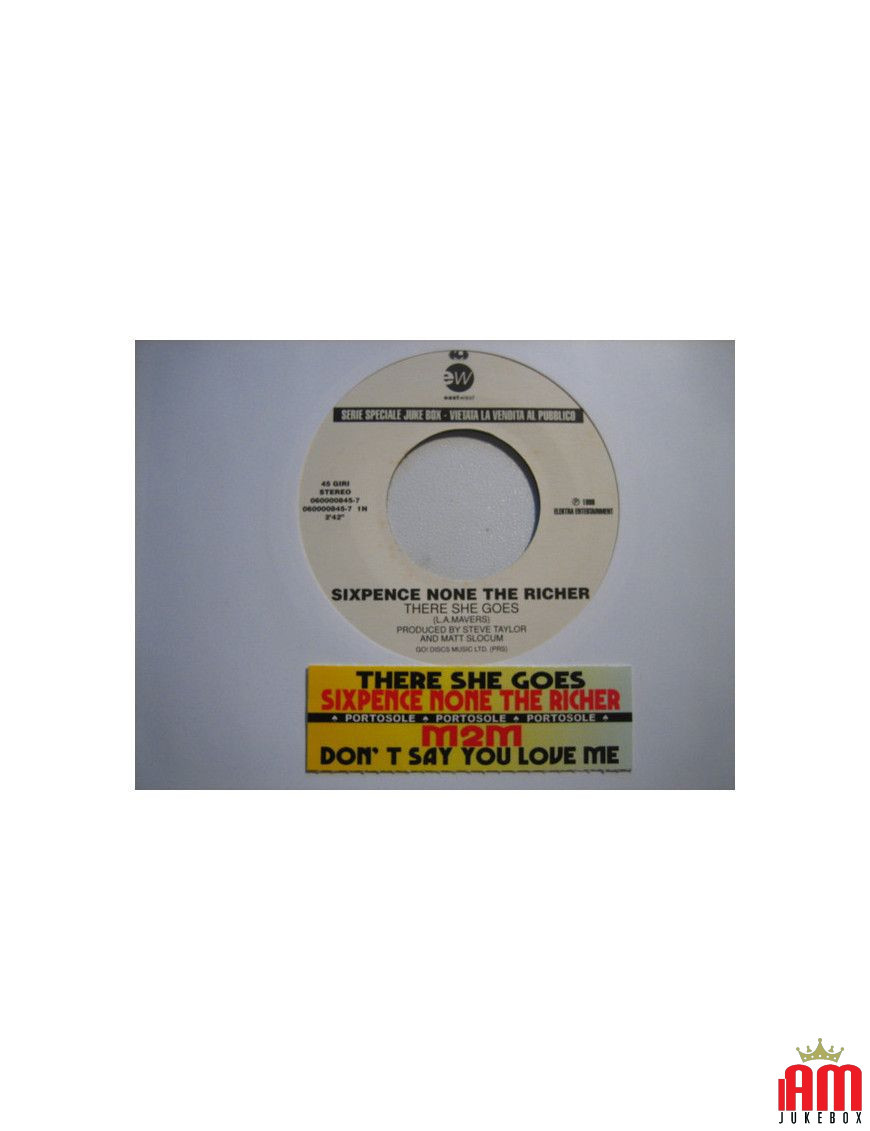 There She Goes Ne dis pas que tu m'aimes [Sixpence None The Richer,...] - Vinyle 7", 45 RPM, Jukebox, Stéréo [product.brand] 1 -