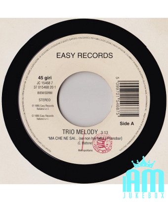 Mais qu'est-ce que tu sais...(Si tu n'as pas fait le piano bar) Troppo Sole [Trio Melody (2),...] - Vinyl 7", 45 RPM, Stéréo [pr