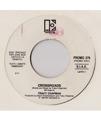 Crossroads If I Could Turn Back Time (Remix) [Tracy Chapman,...] - Vinyl 7", 45 RPM, Jukebox [product.brand] 1 - Shop I'm Jukebo