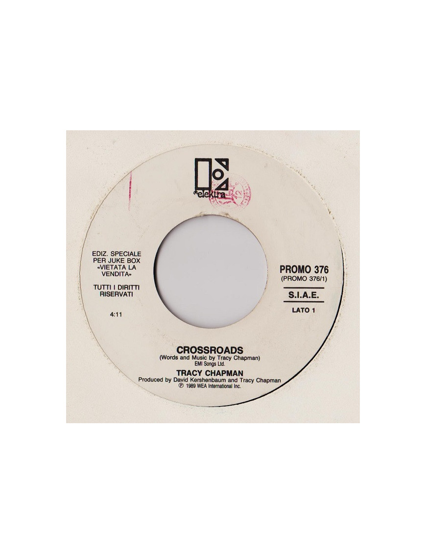 Crossroads If I Could Turn Back Time (Remix) [Tracy Chapman,...] – Vinyl 7", 45 RPM, Jukebox [product.brand] 1 - Shop I'm Jukebo