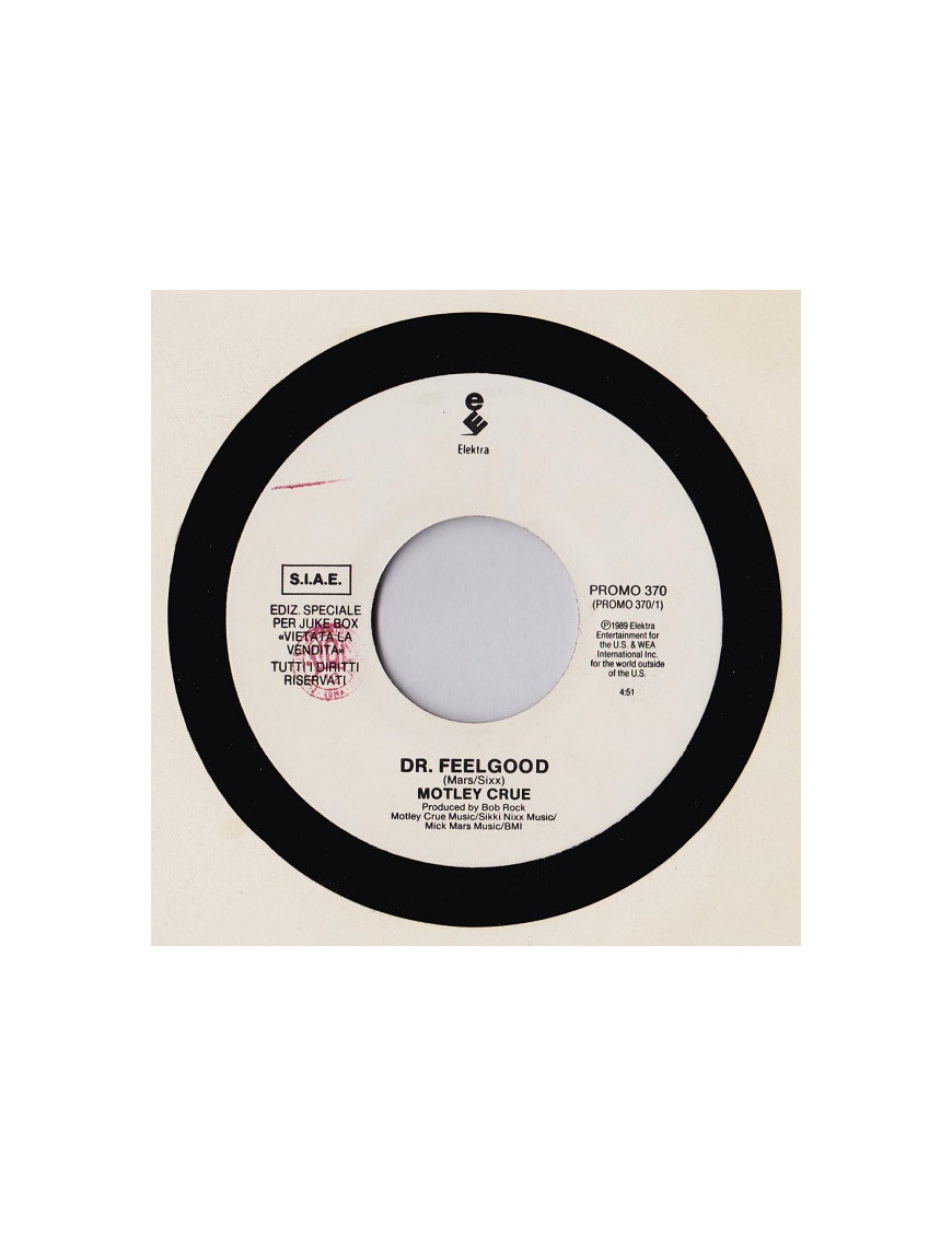 Dr. Feelgood The Only One [Mötley Crüe,...] - Vinyl 7", 45 RPM, Jukebox [product.brand] 1 - Shop I'm Jukebox 