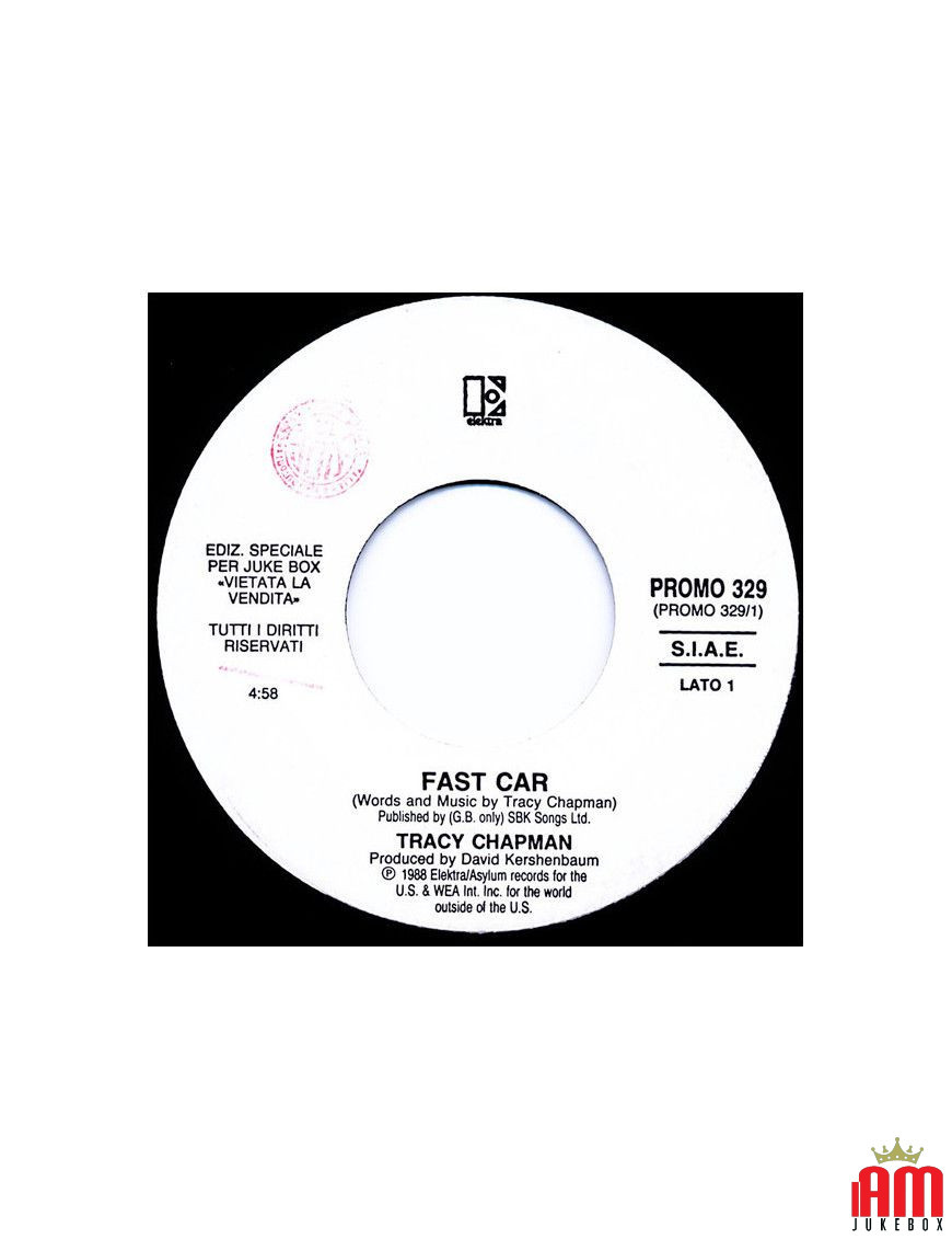 Fast Car I Don't Wanna Live Without Your Love [Tracy Chapman,...] - Vinyl 7", 45 RPM, Jukebox [product.brand] 1 - Shop I'm Jukeb