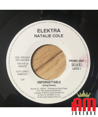 Unforgettable A Free Smile [Natalie Cole,...] - Vinyl 7", 45 RPM, Jukebox [product.brand] 1 - Shop I'm Jukebox 