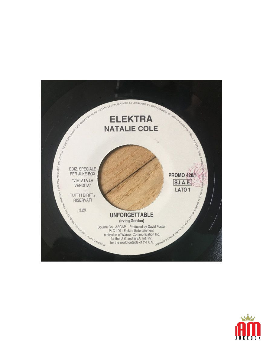 Unforgettable A Free Smile [Natalie Cole,...] - Vinyl 7", 45 RPM, Jukebox [product.brand] 1 - Shop I'm Jukebox 