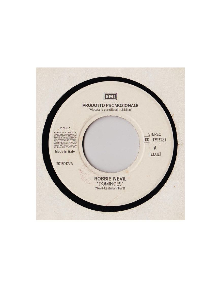 Dominoes How Many Times [Robbie Nevil,...] - Vinyle 7", 45 RPM, Promo, Stéréo [product.brand] 1 - Shop I'm Jukebox 