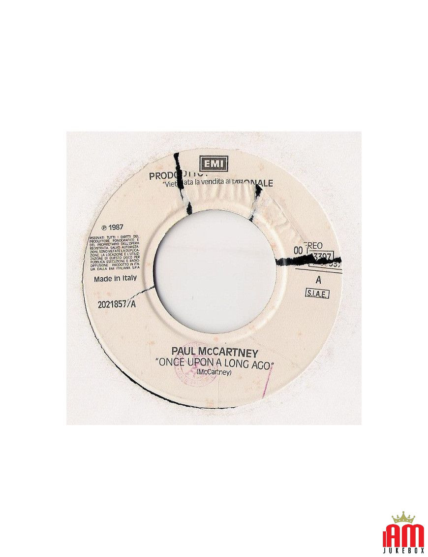 Once Upon A Long Ago Le Tue Chiavi Non Ho [Paul McCartney,...] - Vinyl 7", 45 RPM, Promo, Stereo [product.brand] 1 - Shop I'm Ju