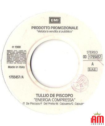 Energia Compressa Pink Cadillac [Tullio De Piscopo,...] - Vinyle 7", 45 RPM, Promo, Stéréo [product.brand] 1 - Shop I'm Jukebox 