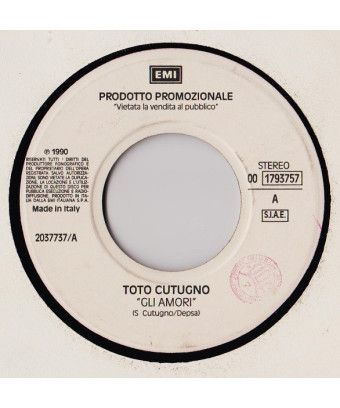 Gli Amori Buona Giorno [Toto Cutugno,...] - Vinyl 7", 45 RPM, Promo [product.brand] 1 - Shop I'm Jukebox 