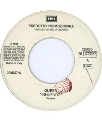 Innuendo Keep On Running [Queen,...] - Vinyle 7", 45 RPM, Promo [product.brand] 1 - Shop I'm Jukebox 