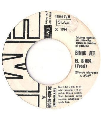 Oh! Doctor (Bop-Shoo-Wop) El Bimbo [Bimbo Jet,...] - Vinyl 7", 45 RPM, Jukebox, Stereo [product.brand] 1 - Shop I'm Jukebox 