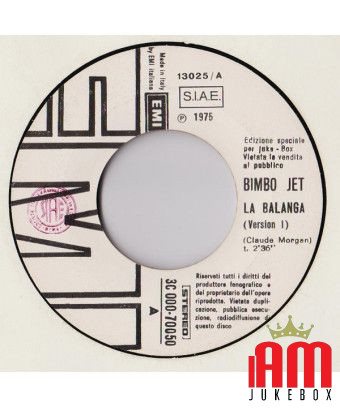 La Balanga (Version I) (Remember The Days Of) La vieille cour d'école [Bimbo Jet,...] - Vinyl 7", 45 RPM, Jukebox [product.brand