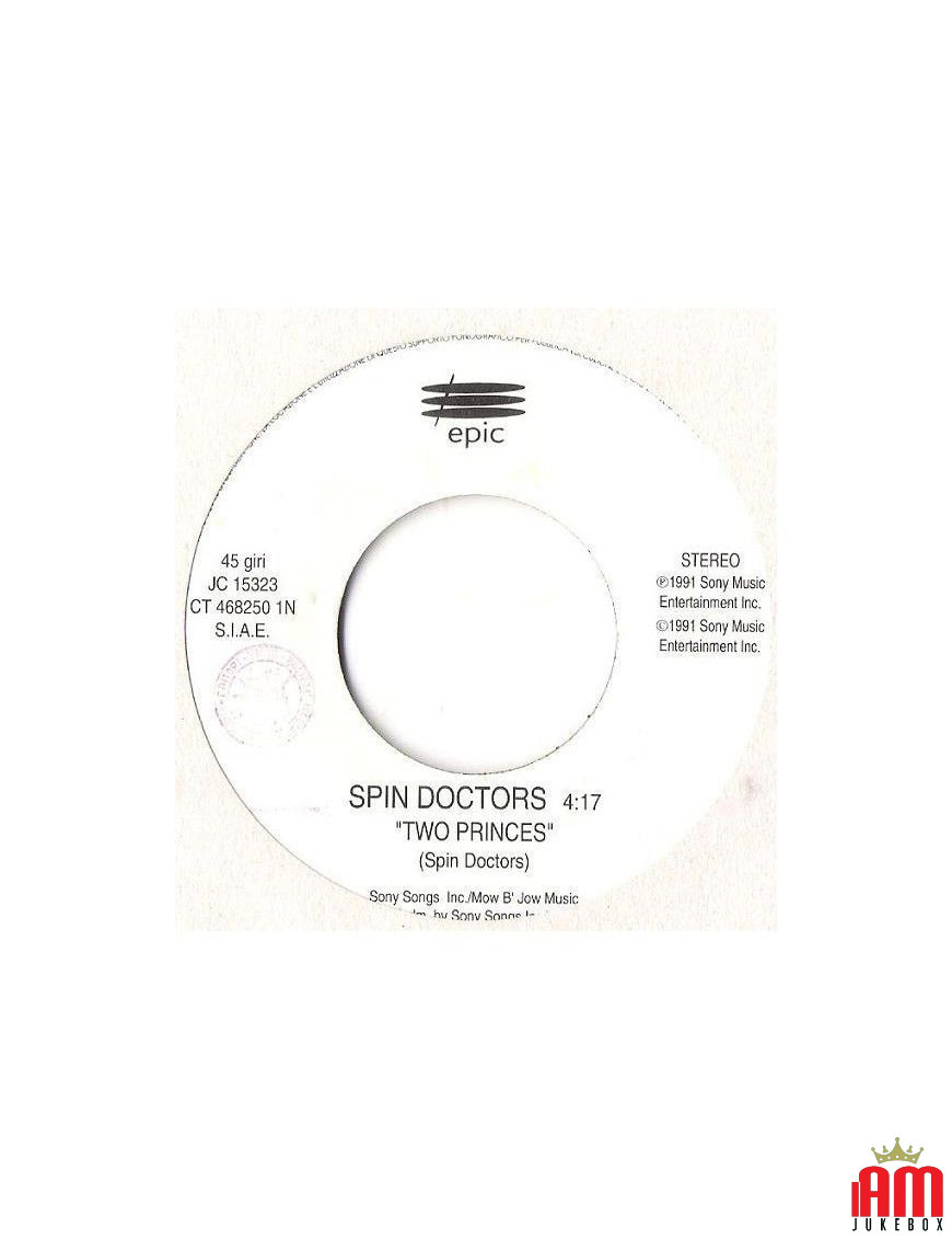 Two Princes Deep Forest [Spin Doctors,...] - Vinyl 7", 45 RPM, Stereo [product.brand] 1 - Shop I'm Jukebox 