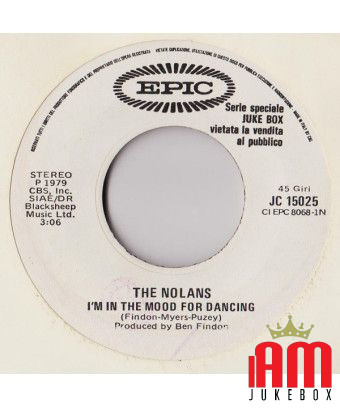 Je suis d'humeur à danser Living By Numbers [The Nolans,...] - Vinyl 7", 45 RPM, Jukebox [product.brand] 1 - Shop I'm Jukebox 