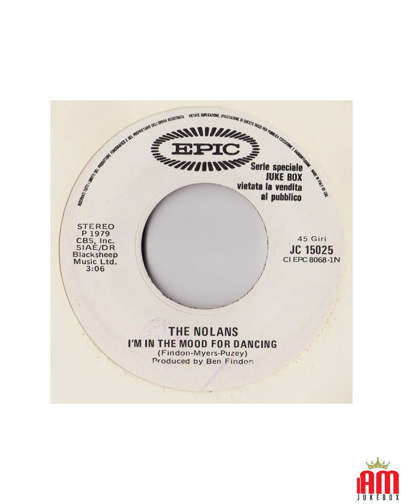 Je suis d'humeur à danser Living By Numbers [The Nolans,...] - Vinyl 7", 45 RPM, Jukebox [product.brand] 1 - Shop I'm Jukebox 