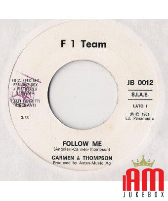 Suivez-moi, vous me rendez heureux [Carmen & Thompson,...] - Vinyl 7", 45 RPM, Jukebox [product.brand] 1 - Shop I'm Jukebox 