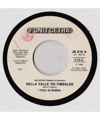 In the Tei Valley Timbales Like a Day in the Sun [I Figli Di Bubba,...] – Vinyl 7", 45 RPM, Jukebox [product.brand] 1 - Shop I'm