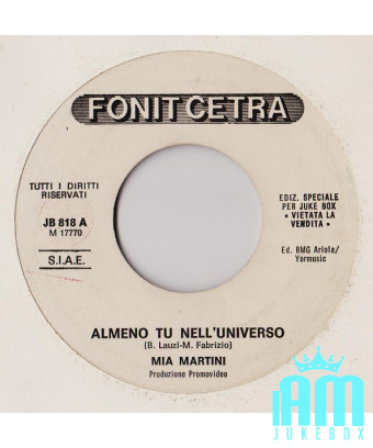 At Least You In The Universe Songs [Mia Martini,...] – Vinyl 7", 45 RPM, Jukebox [product.brand] 1 - Shop I'm Jukebox 