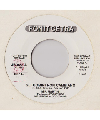 Gli Uomini Non Cambiano   Brutta [Mia Martini,...] - Vinyl 7", 45 RPM, Jukebox