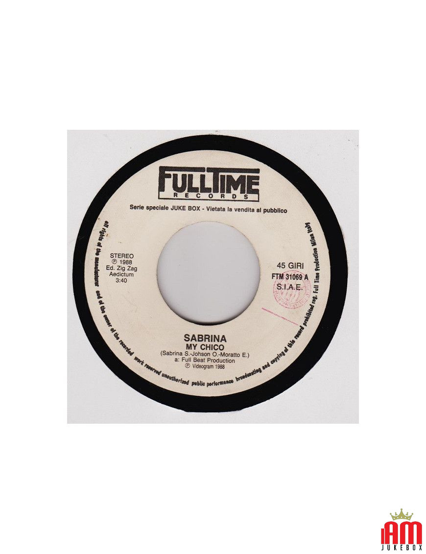 My Chico Save Me [Sabrina,...] - Vinyl 7", 45 RPM, Jukebox [product.brand] 1 - Shop I'm Jukebox 