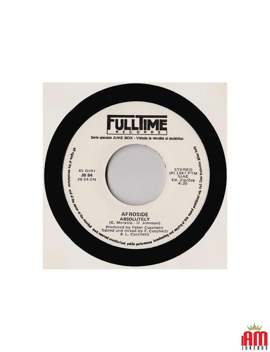 Absolutely Fortune Teller [Afroside,...] - Vinyle 7", 45 RPM, Jukebox, Stéréo [product.brand] 1 - Shop I'm Jukebox 